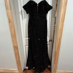 Black Sequin Dress